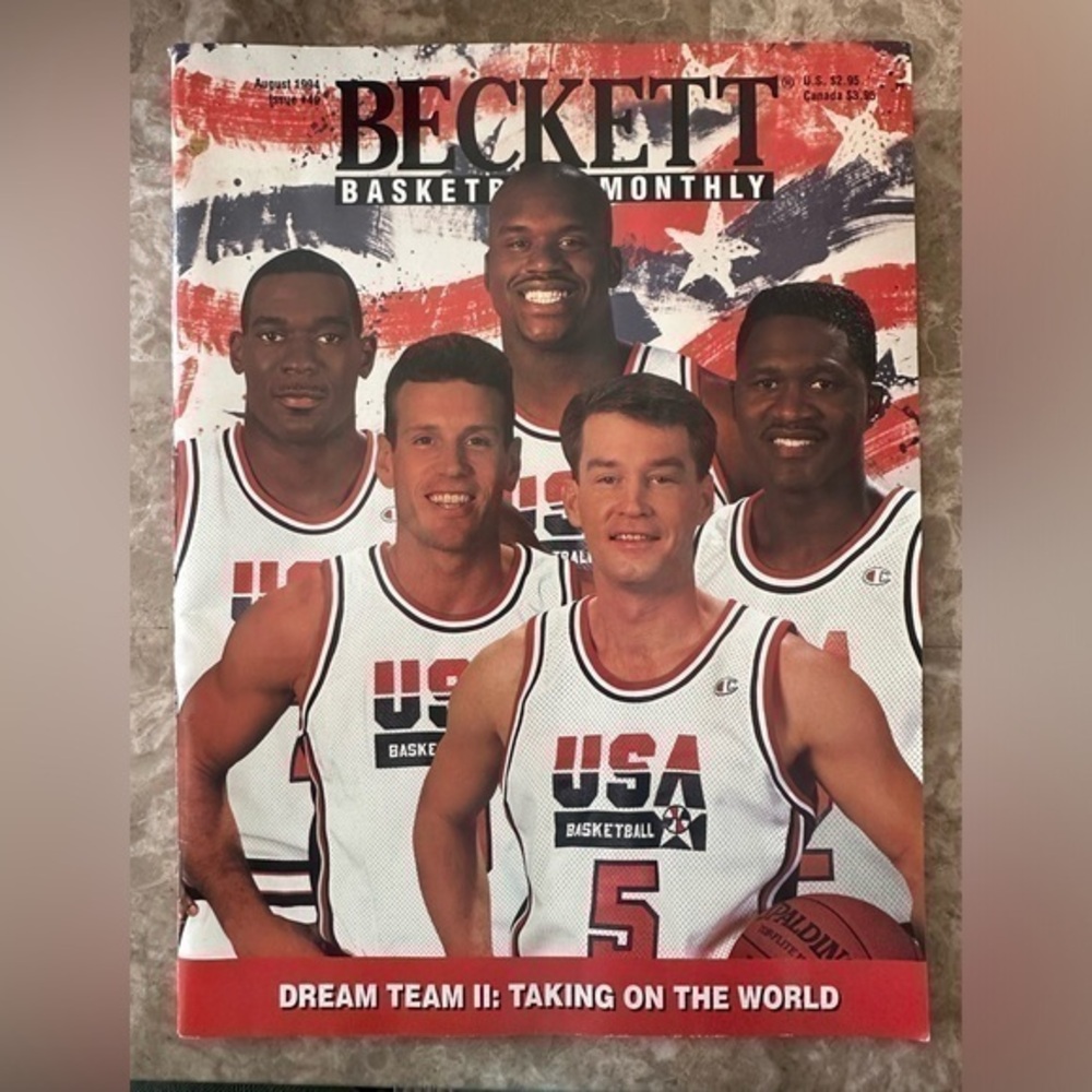1994 Beckett Basketball Magazine - Dream Team II: Taking on the World